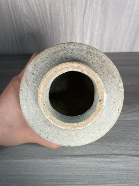 古玩陶瓷明·甜白釉唇口罐拍賣，當前價格860元
