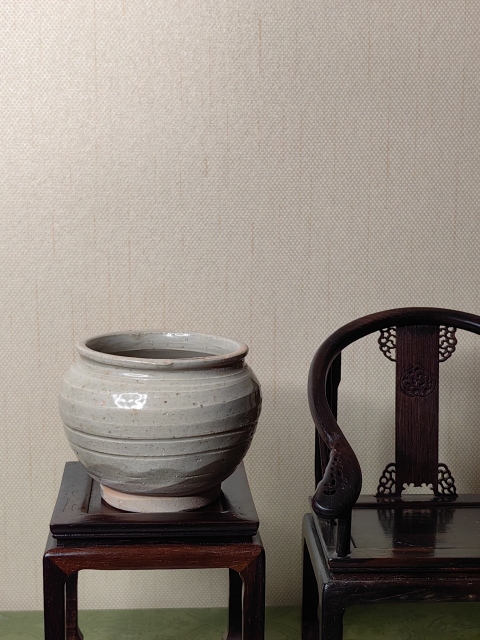 古玩陶瓷青白釉小茶入拍賣,當前價格400元