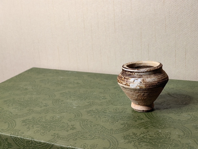古玩陶瓷醬釉小蓋罐拍賣，當(dāng)前價格159元