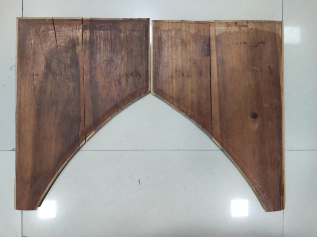 古玩雜項晚清木雕人物花板一對拍賣，當(dāng)前價格280元