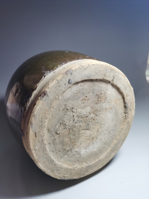 古玩陶瓷清·茶葉末釉瓶拍賣，當前價格1200元