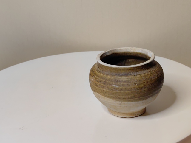 古玩陶瓷醬釉小茶入拍賣,當前價格399元