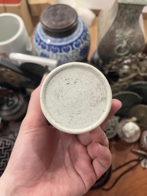 古玩陶瓷乾隆青花山水紋筆筒拍賣,當(dāng)前價(jià)格999元