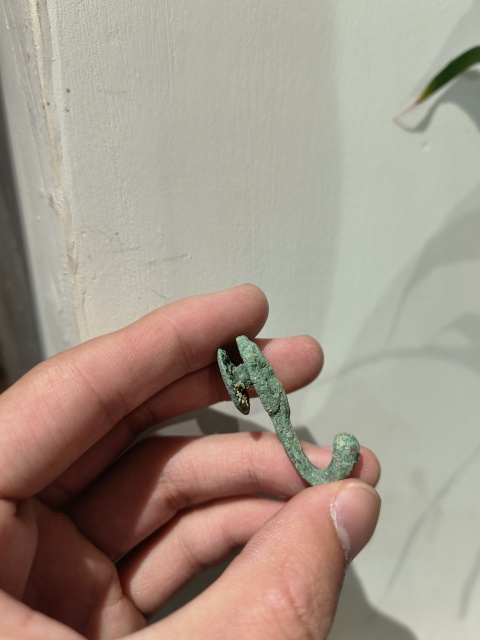 古玩雜項戰漢帶鉤拍賣，當前價格1500元
