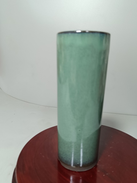 古玩陶瓷精美鈞窯綠釉花盆拍賣，當(dāng)前價(jià)格280元