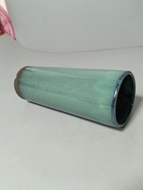 古玩陶瓷精美鈞窯綠釉花盆拍賣，當(dāng)前價(jià)格280元