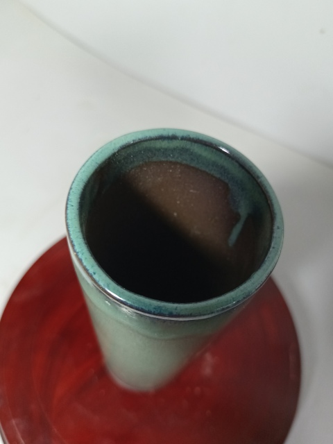 古玩陶瓷精美鈞窯綠釉花盆拍賣，當(dāng)前價(jià)格280元