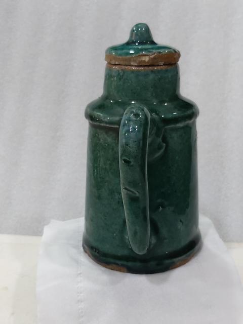古玩陶瓷雙11秒殺綠彩油壺拍賣，當前價格450元