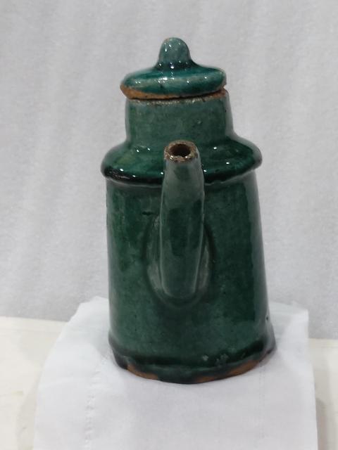 古玩陶瓷雙11秒殺綠彩油壺拍賣，當前價格450元