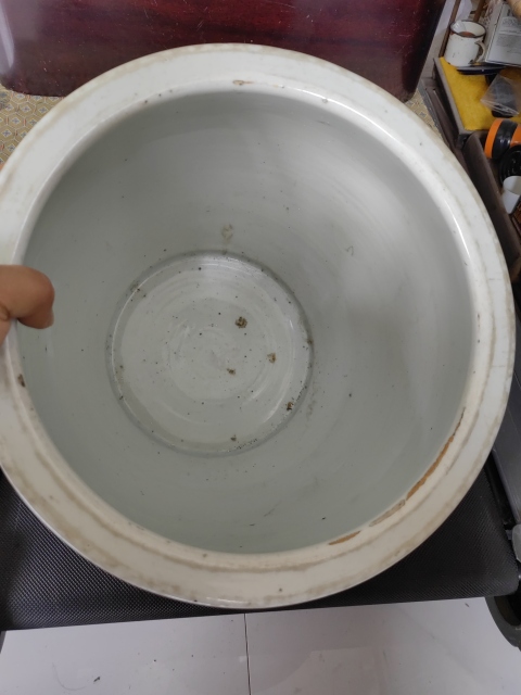 古玩陶瓷白釉文房案頭卷缸拍賣,當前價格6800元