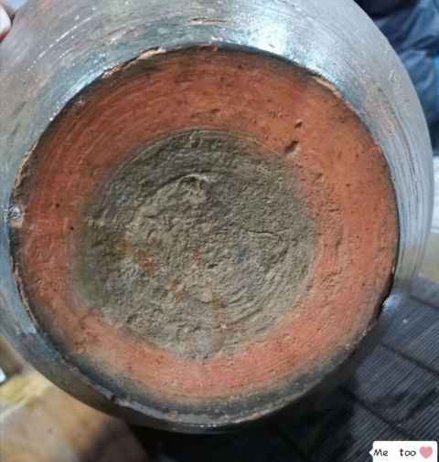 古玩陶瓷漢代雙耳陶瓿拍賣，當前價格3000元