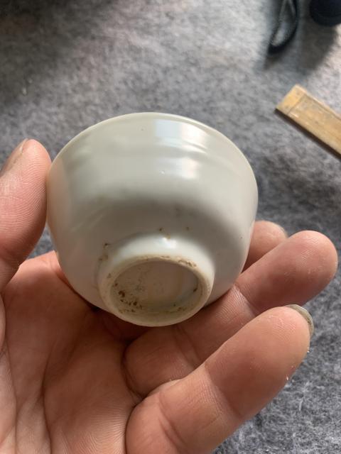 古玩陶瓷晚明白釉杯拍賣，當前價格3000元