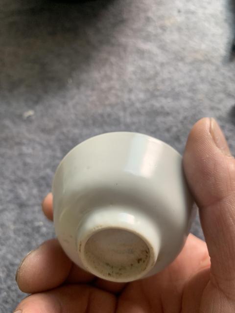 古玩陶瓷晚明白釉杯拍賣，當前價格3000元