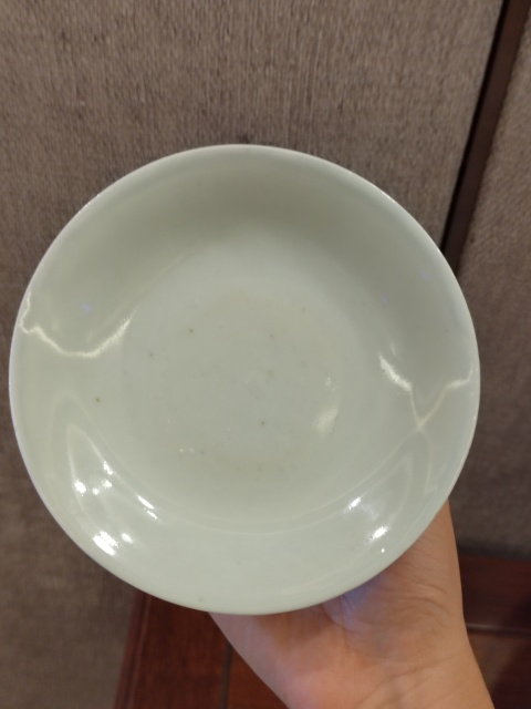 古玩陶瓷晚清寶珠利記款漁樵耕讀紋青花蓋碗拍賣,當前價格3888元
