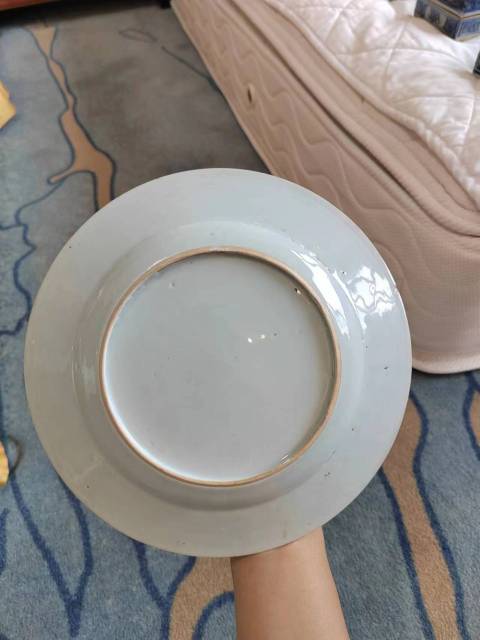 古玩陶瓷清雍正富貴大吉圖粉彩盤拍賣，當前價格3288元