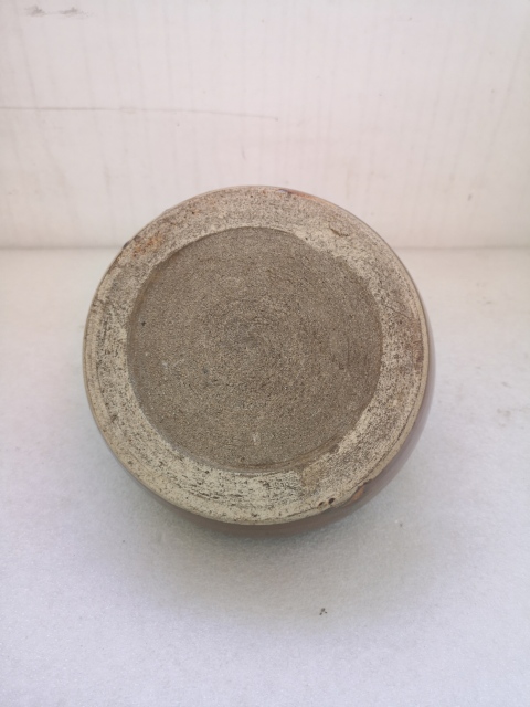 古玩陶瓷清早期磁州窯系褐釉瓶拍賣，當(dāng)前價格980元