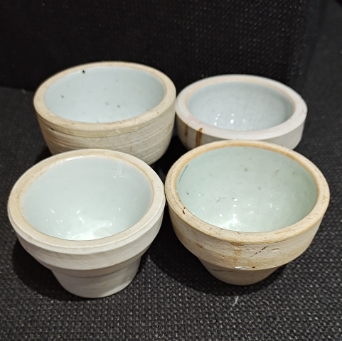古玩陶瓷明代?青白釉杯(四只)拍賣,當前價格3999元