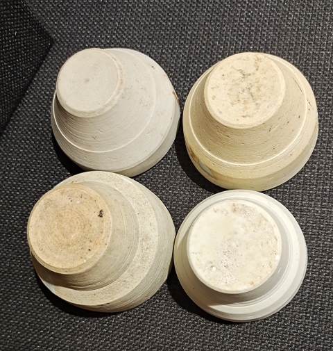 古玩陶瓷明代?青白釉杯(四只)拍賣,當前價格3999元