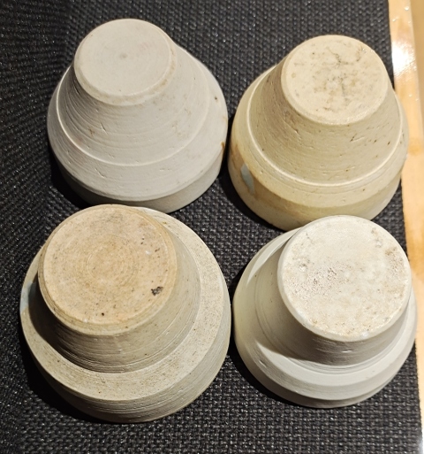 古玩陶瓷明代?青白釉杯(四只)拍賣,當前價格3999元
