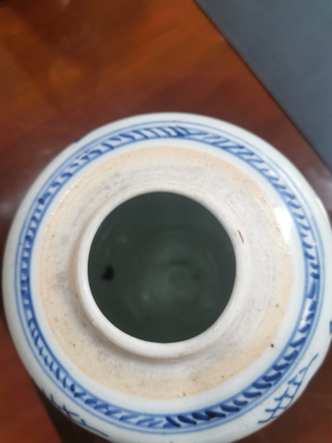 古玩陶瓷青花山水樓閣小罐拍賣，當前價格3500元
