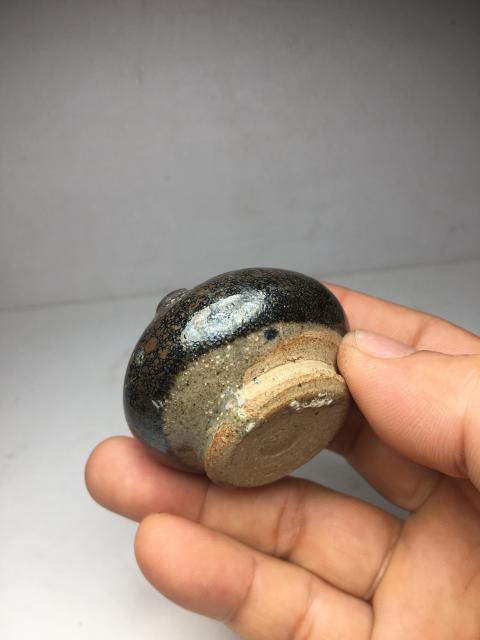 古玩陶瓷文房褐斑釉水滴拍賣,當前價格0元