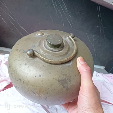古玩銅器湯婆拍賣，當前價格150元