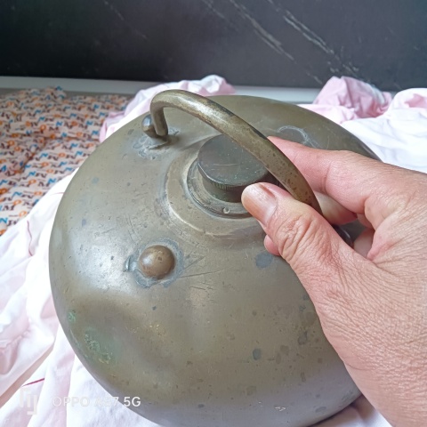 古玩銅器湯婆拍賣，當前價格150元