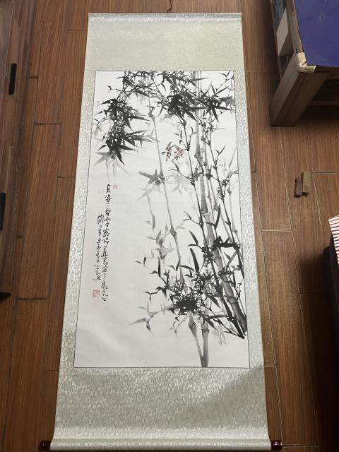 古玩字畫李人云《墨竹圖》拍賣,當前價格688元