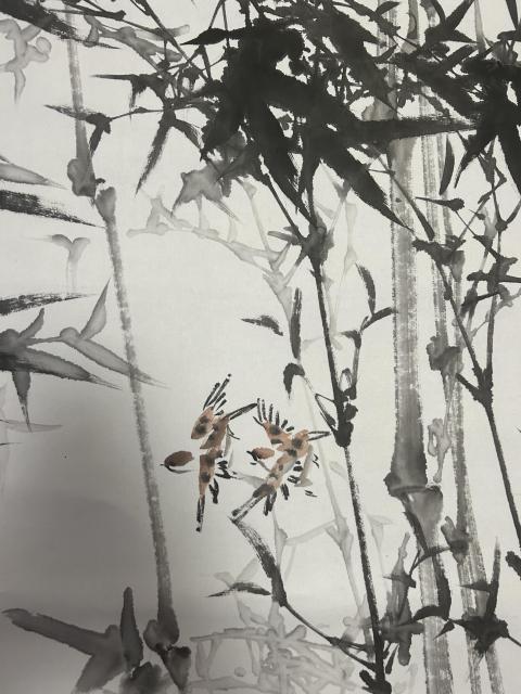 古玩字畫李人云《墨竹圖》拍賣,當前價格688元