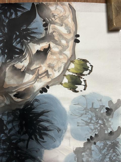 古玩字畫張國華老師《紫氣東來》拍賣,當(dāng)前價格458元