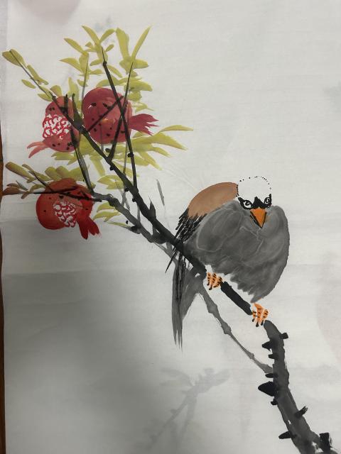 古玩字畫李玉夕《花鳥圖》拍賣,當前價格450元