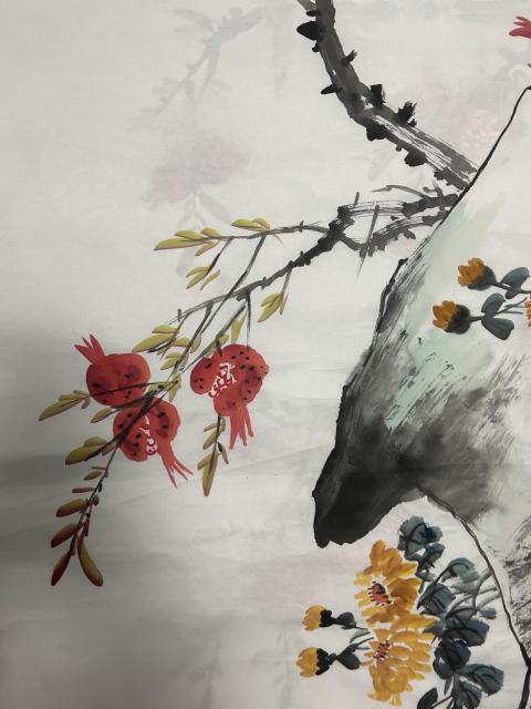 古玩字畫李玉夕《花鳥圖》拍賣,當前價格450元