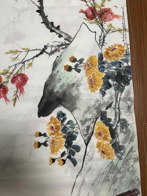 古玩字畫李玉夕《花鳥圖》拍賣,當前價格450元