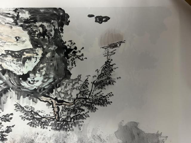 古玩字畫朱玉斌《山水》拍賣，當前價格450元