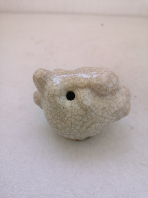 古玩陶瓷哥窯文房水滴拍賣，當前價格398元