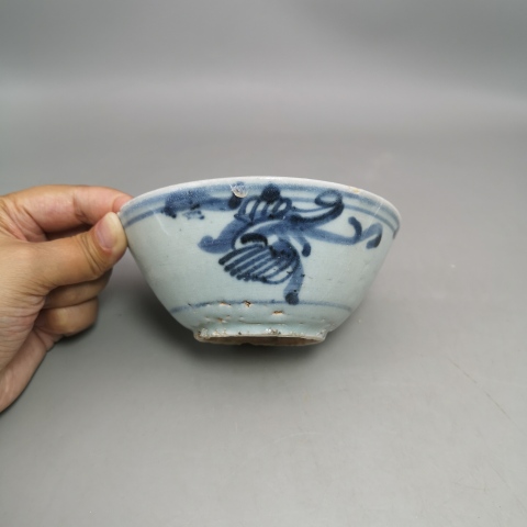 古玩陶瓷青花龍紋碗拍賣,當前價格1300元