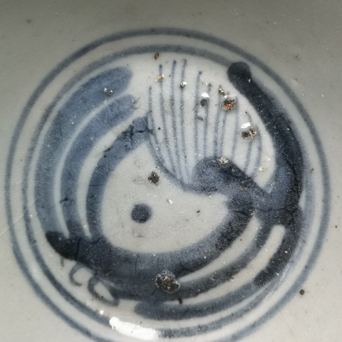 古玩陶瓷青花龍紋碗拍賣,當前價格1300元