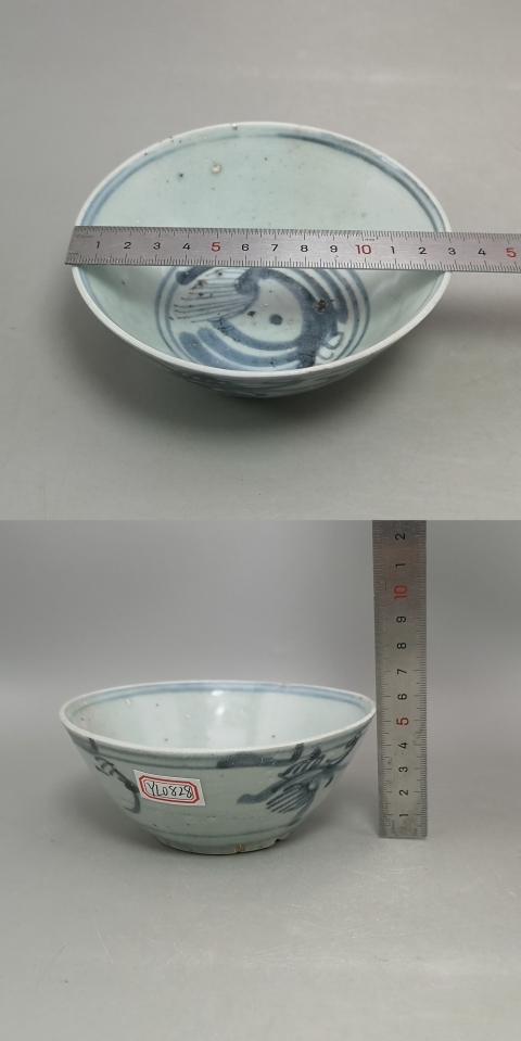 古玩陶瓷青花龍紋碗拍賣,當前價格1300元