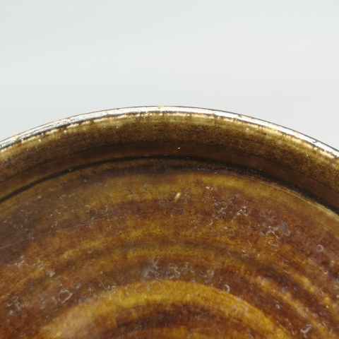 古玩陶瓷醬釉斂口小碗拍賣,當前價格1800元