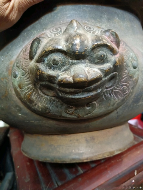 古玩銅器獅耳爐拍賣，當前價格36000元