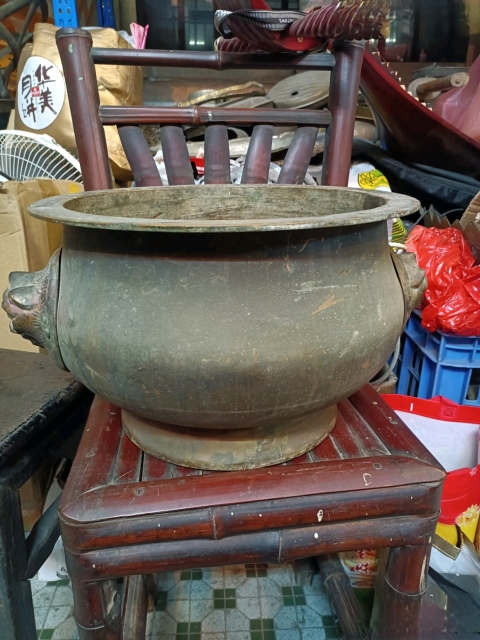 古玩銅器獅耳爐拍賣，當前價格36000元