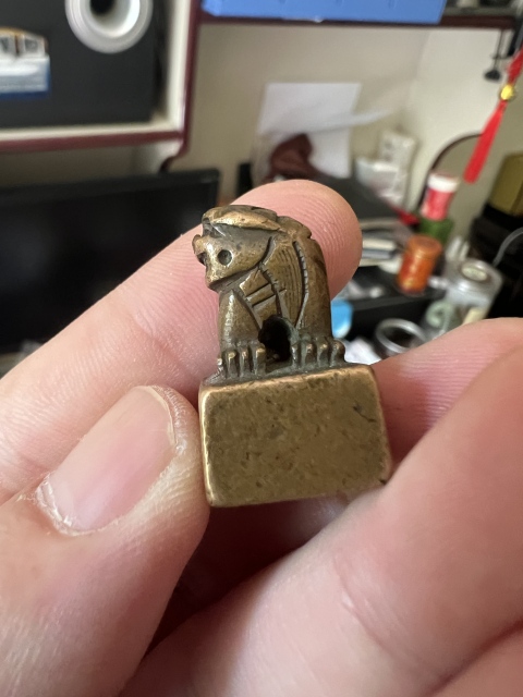 古玩銅器印章拍賣,當前價格888元