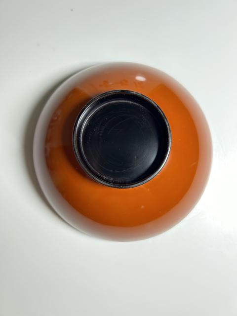 古玩雜項清晚期 木胎漆器蓋碗拍賣，當前價格130元