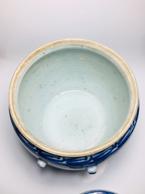 古玩陶瓷青花纏枝花卉紋四系粥罐拍賣,當(dāng)前價格0元