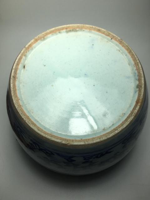 古玩陶瓷青花纏枝花卉紋四系粥罐拍賣,當(dāng)前價格0元