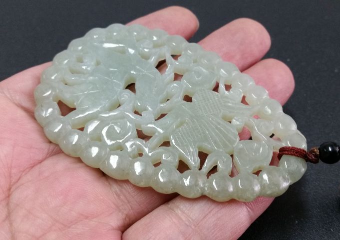 古玩玉器鹿鶴同春連珠玉佩拍賣,當前價格480元