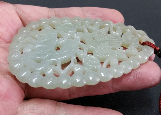 古玩玉器鹿鶴同春連珠玉佩拍賣,當前價格480元