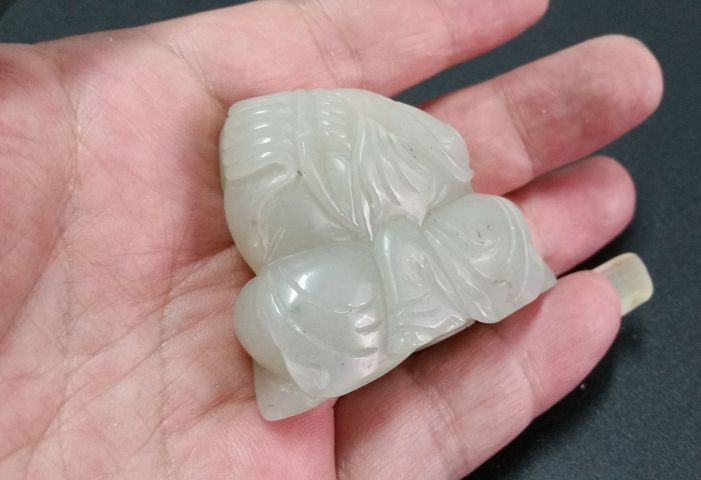 古玩玉器和田玉雕和合二仙拍賣,當前價格600元