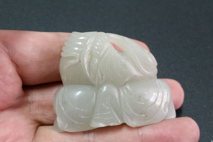 古玩玉器和田玉雕和合二仙拍賣,當前價格600元