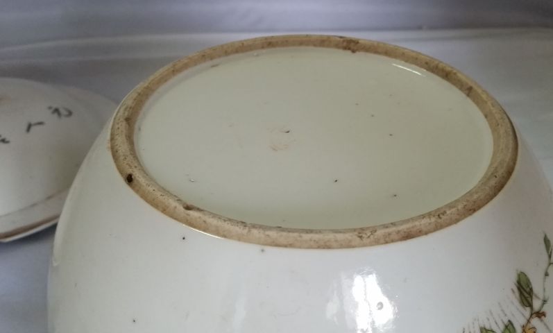 古玩陶瓷民國粉彩粥罐拍賣，當前價格580元